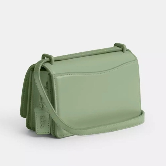 Coach 1941 Bandit Crossbody Bag in Minotone Pale Pistachio Luxe Calf Leather NWT - Picture 2 of 14